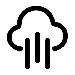Cloud data icon