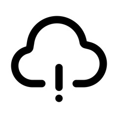 Cloud data icon