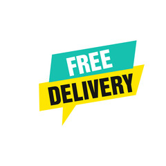Free delivery. Badge  stock illustrtaion