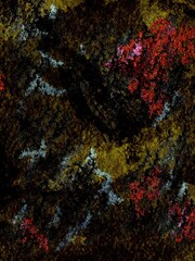 Naklejka na ściany i meble abstract rough grunge texture dark warm color background