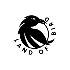Land of bird logo design template