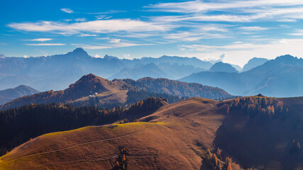 fall in the Julian Alps