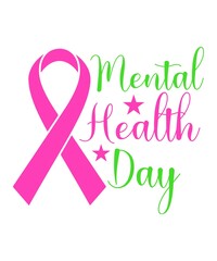 Mental health day SVG design