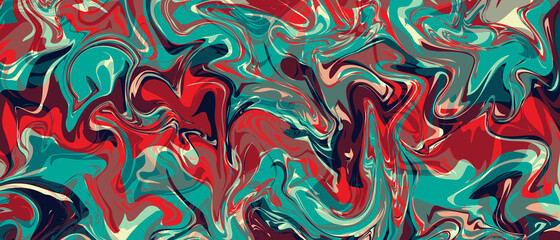 Vector abstract colorful background for your design. Chaotic color streaks.