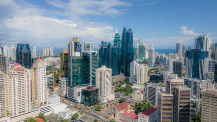 PANAMA FOTOS PANORAMICAS DE PANAMA PANAMA DESDE LAS ALTURAS PANAMA EN LAS ALTURAS BELLEZAS DE PANAMA EDIFICIOS DE PANAMA © ALBERTOA