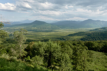 Obraz premium Caucasian State Natural Biosphere Reserve named after Kh.G. Shaposhnikov. Lago-Naki plateau. Russia.