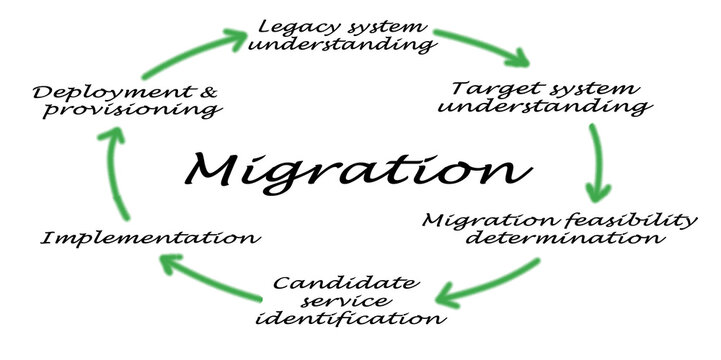 Process of migration from legacy system