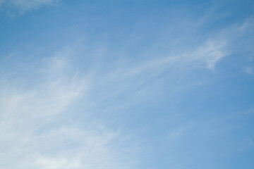 Blue sky and clouds - empty cloudscapes 