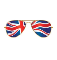 cool aviator sunglasses with uk flag union jack