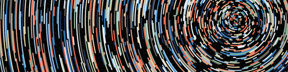 Fototapeta na wymiar Colorful Universe Distribution Computational Generative Art background illustration