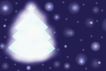 abstract christmas tree