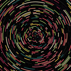 Colorful Universe Distribution Computational Generative Art background illustration