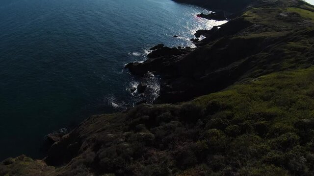 Cliffside coastal view