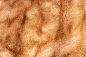 Macro mink stole background texture