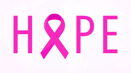 breast cancer awareness month, breast cancer day modern banner, sign, design concept, template, social media post with pink ribbon