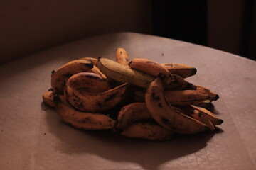 Bananas on the table