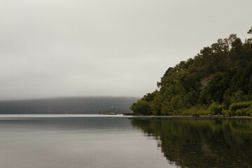 Misty morning on the river