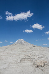 The cone of a Muddy Volcano located in Buzău County, Romania.