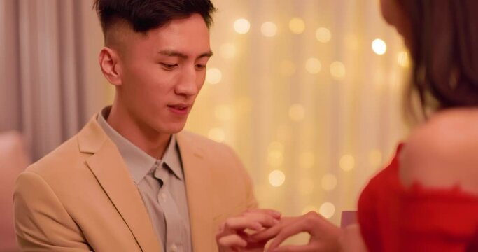 man give propose for marriage