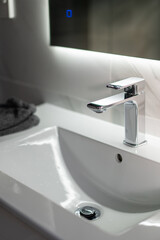 modern white bathroom sink