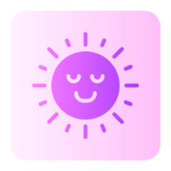 sun gradient icon