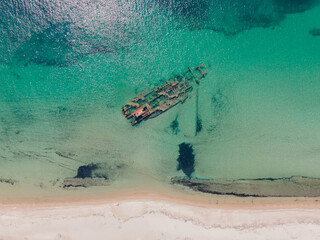 Epanomi Schiffswrack in Griechenland