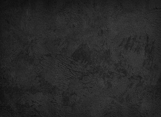 Black wall texture rough background dark concrete floor or old grunge background with black