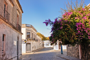 Colonia del Sacramento, Old city street view, Uruguay, South America