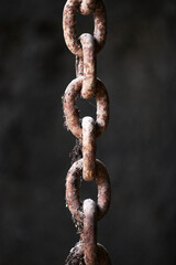 An old rusty chain.