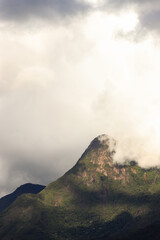 Pedra Menina, in the mountain range that forms the Caparaó National Park, where the 3rd highest...