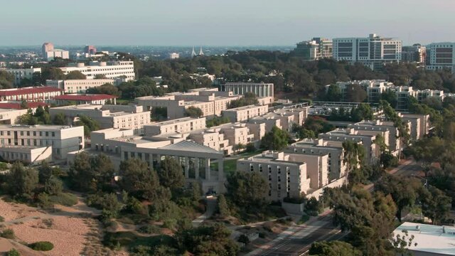 Aerial: University of California San Diego. California, USA