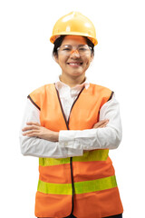 Female asian engineer or technician