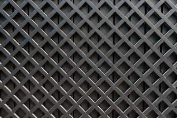 Dark gray wooden grating, background, texture. High quality photo