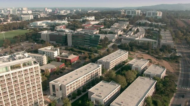 Aerial: University of California San Diego. California, USA