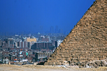 Obraz premium Pirâmides de Gizé. Giza. Cairo. Egito.