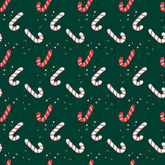 Seamless pattern background with christmas design