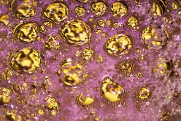 Multicolored bubbles abstract background design.