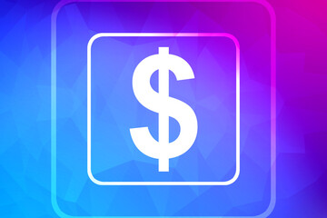 2d rendering usd Dollar symbol 
