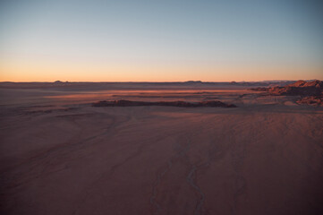 Sossusvlei, Namibia, a popular travel destination in Africa, with psychedelic and surreal landscapes.