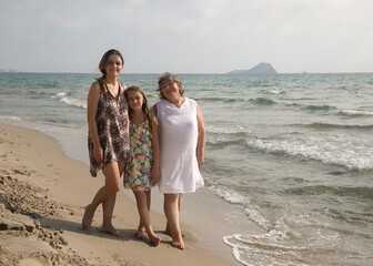 Grandmother With Daughter And Granddaughter
