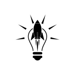 Business start up icon isolated on white background