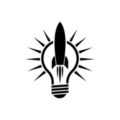 Business start up icon isolated on white background