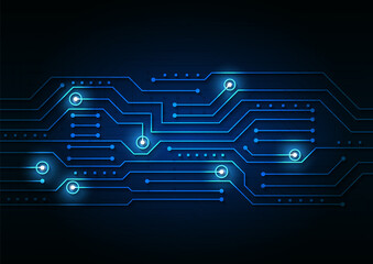 Circuit technology background with hi-tech digital