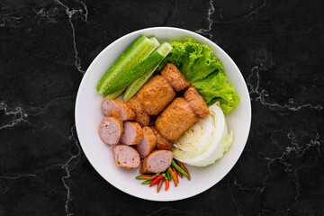 Fried fish fermented Thai food