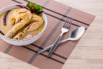 Thai chicken coconut soup