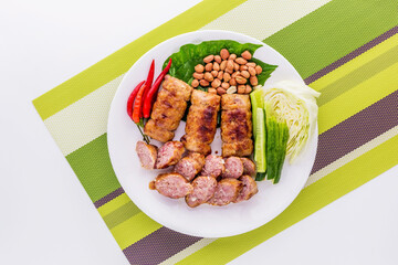 Grilled pork fermented favorite street food