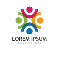 Fototapeta premium Community, network and social icon