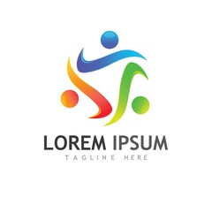 Fototapeta premium Community, network and social icon