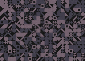 Abstract Geometric Pattern generative computational art illustration