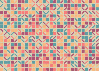 Abstract Geometric Pattern generative computational art illustration